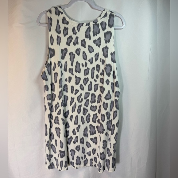 LOGO Lounge Leopard Print Sleeveless Top XL - Picture 4 of 9